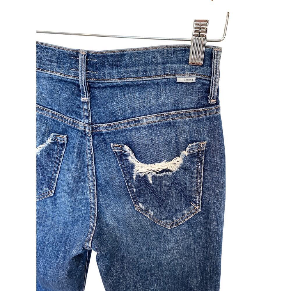 MOTHER The Stunner Chew In Off Duty Dark Blue Wash - Picture 9 of 14